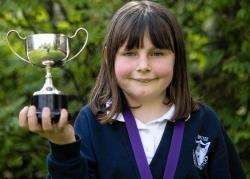 Lybster pupil Aimee Sinclair won the Pentland Cup for primary four verse-speaking.