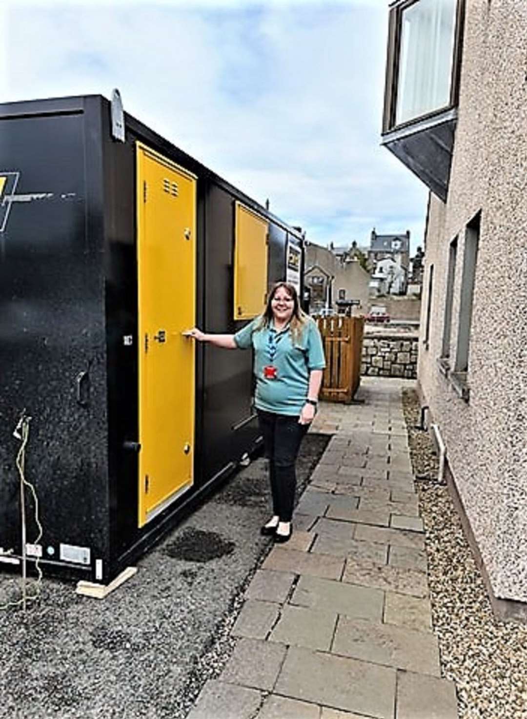 A portable unit was situated outside the medical centre in Wick.