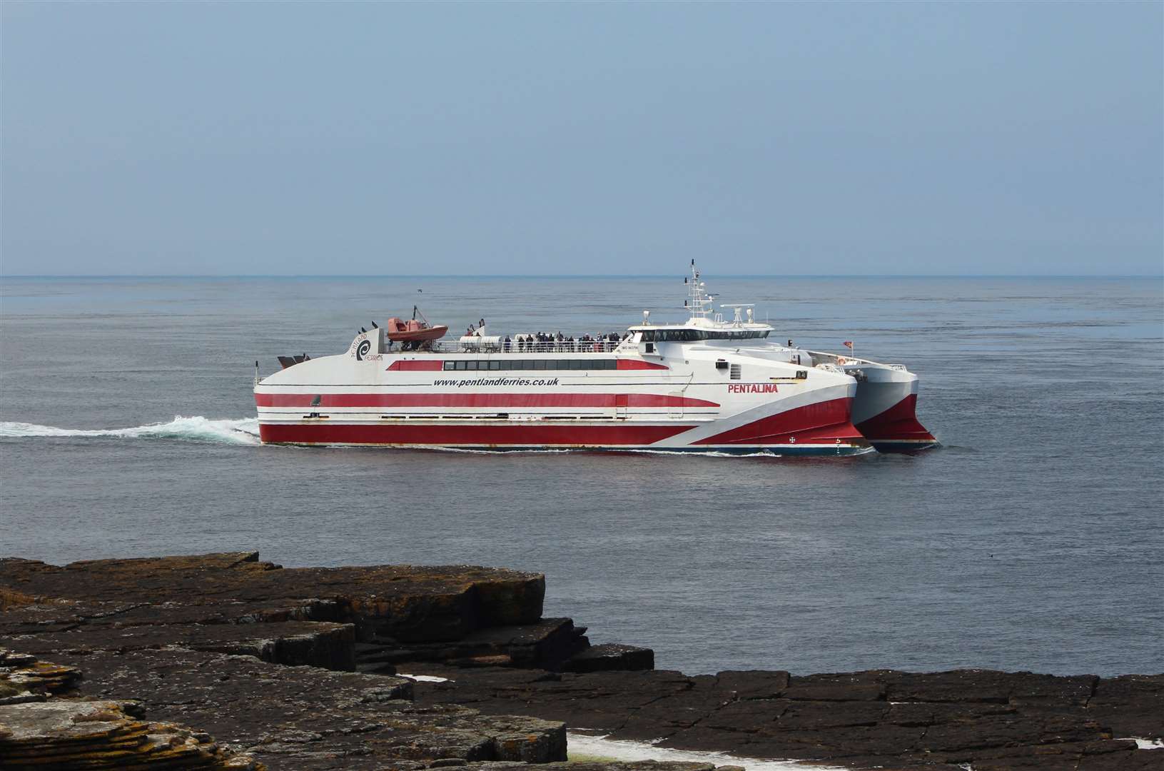 The Pentalina on one of its regular crossings to Orkney. Picture: Alan Hendry