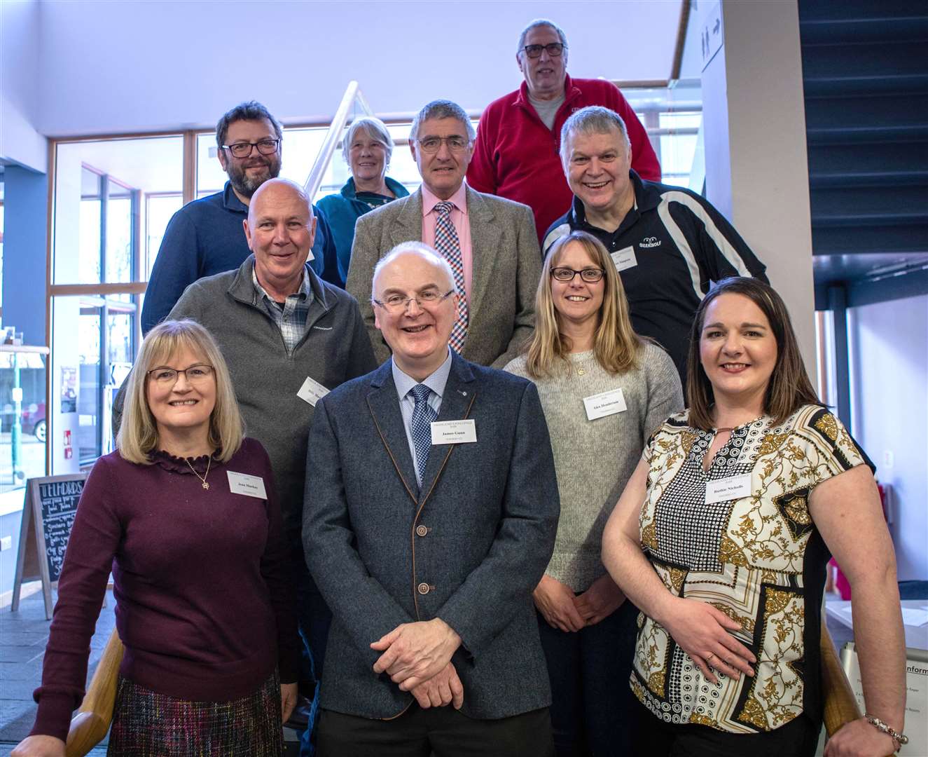 Some of the club members at the Highland Challenge held in Wick's Pulteney Centre last March.