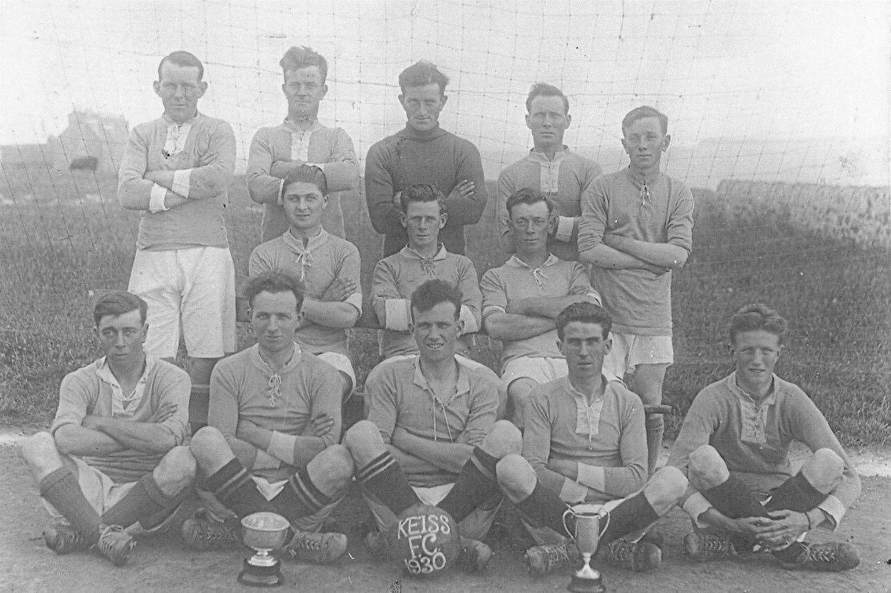 The Keiss team from 1930. Picture: Angus Mackay, Keiss FC