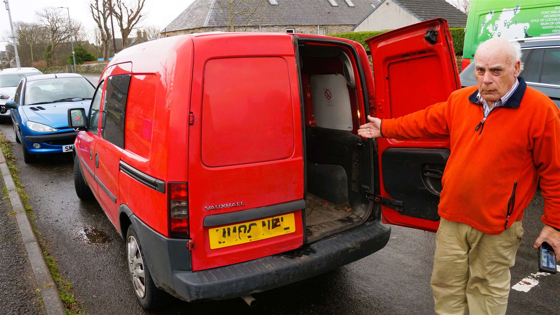 Charlie has had enough of his house in Castletown and intends to drive to Helmsdale and live in his van. Picture: DGS