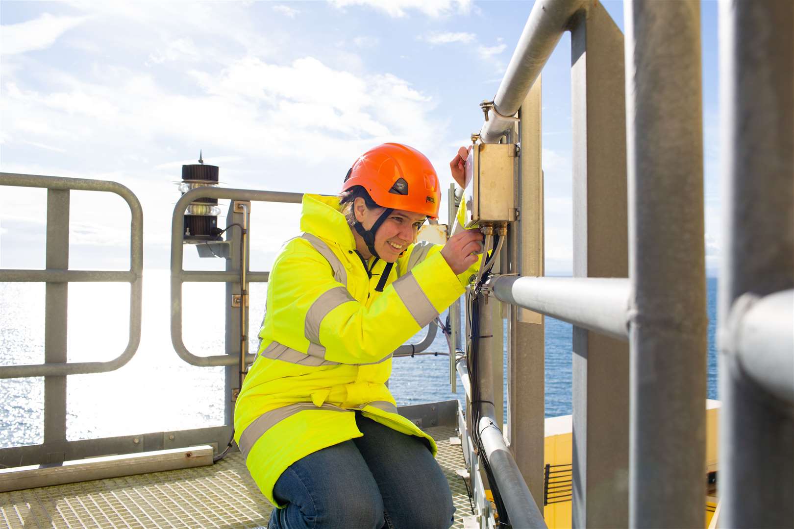 ORE Catapult engineer at work.