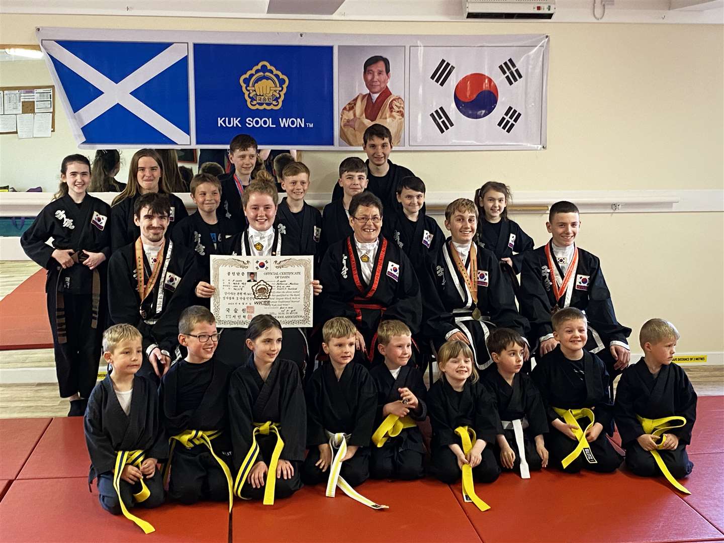 Caithness Kuk Sool Won students take part in national testings