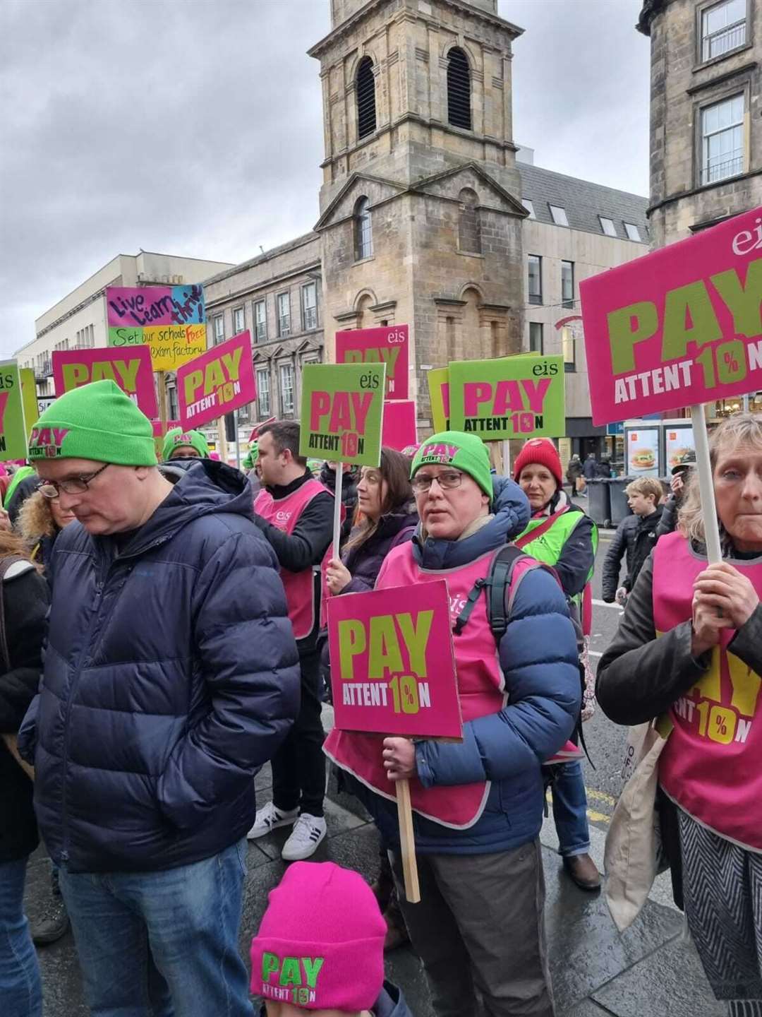 Teachers have been getting the message out in Inverness for months.