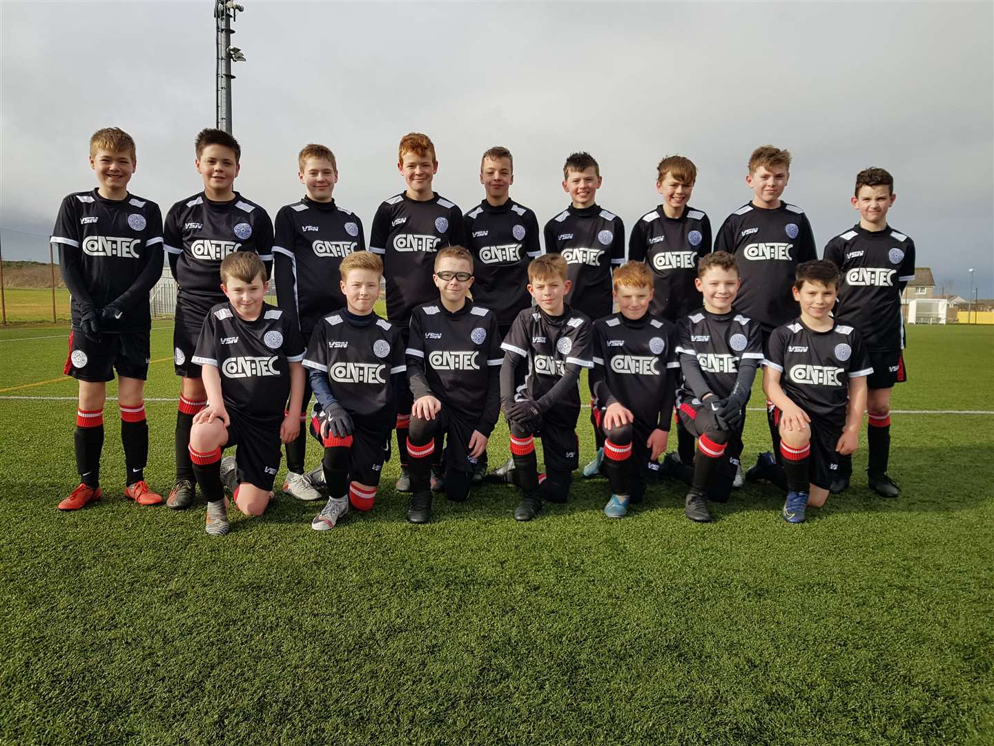 The Caithness United under-13s who had a 6-0 win against their Forres counterparts.