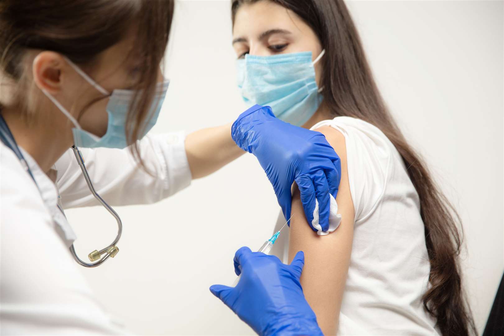 All frontline health and social care workers are eligible for the free flu and COVID-19 vaccines, while all NHS staff are eligible for the flu vaccine this winter.