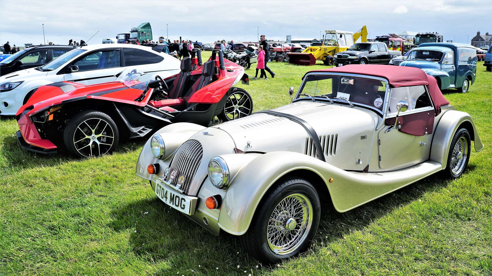 2019 Morgan Plus 4 owned by Ian Grant from Scrabster. It came third in Class G – Future or Emerging Classic Cars 1996 – 2020. Picture: DGS