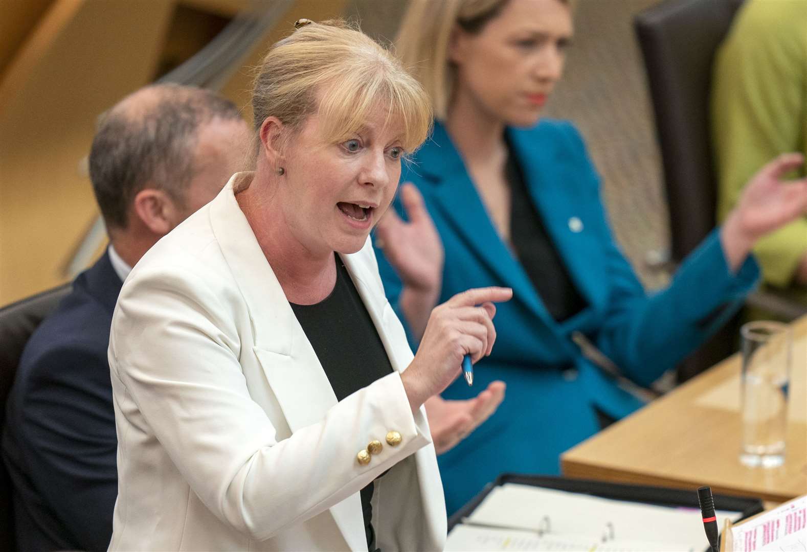 Shona Robison answered questions from MSPs (Jane Barlow/PA)
