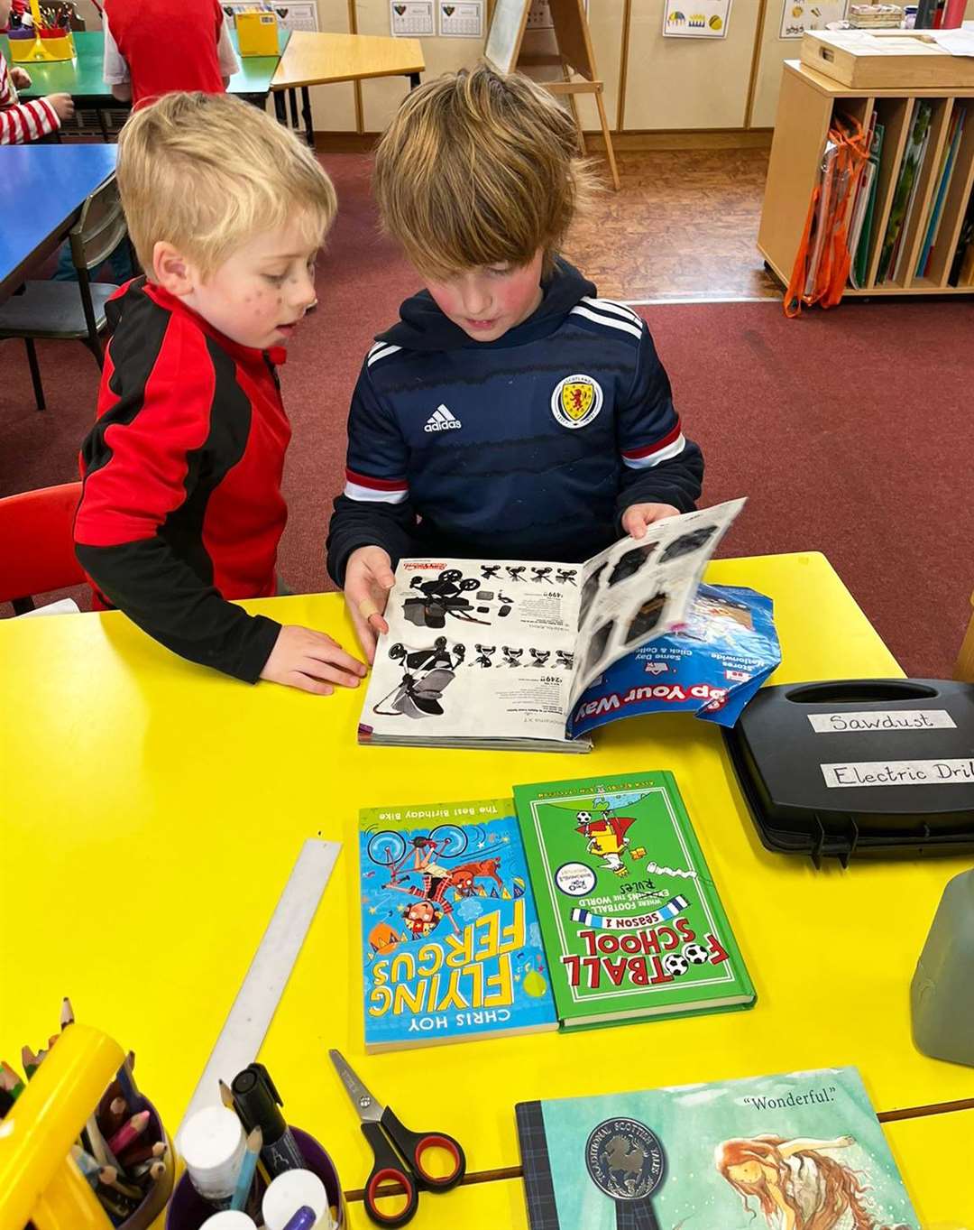 Pupils read for enjoyment but also to find key information.