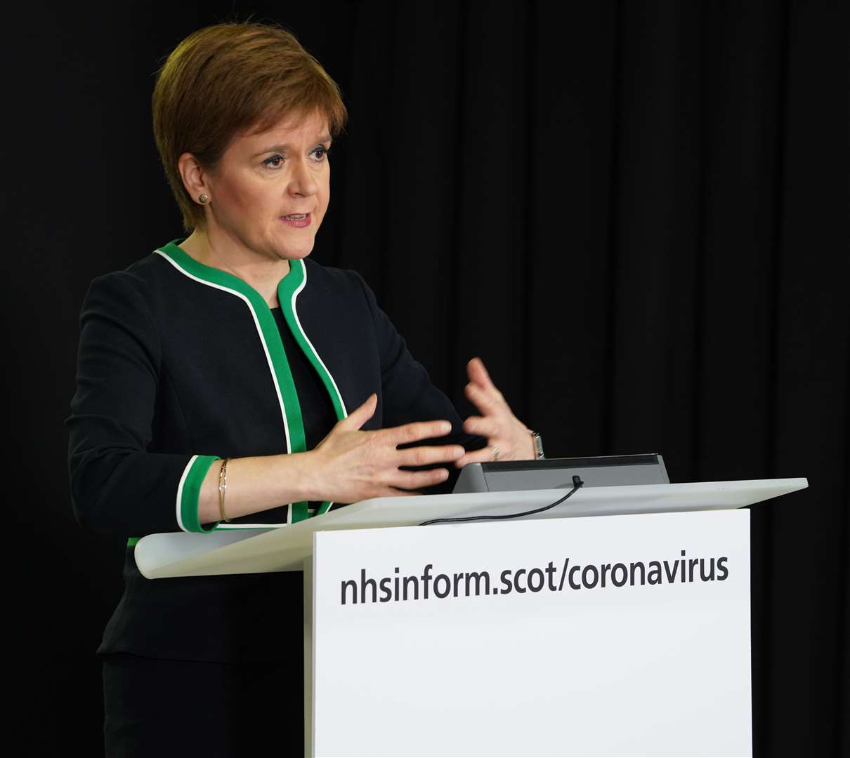 Nicola Sturgeon says social distancing and limiting of contact with others 'will be a fact of life for a long time to come'.