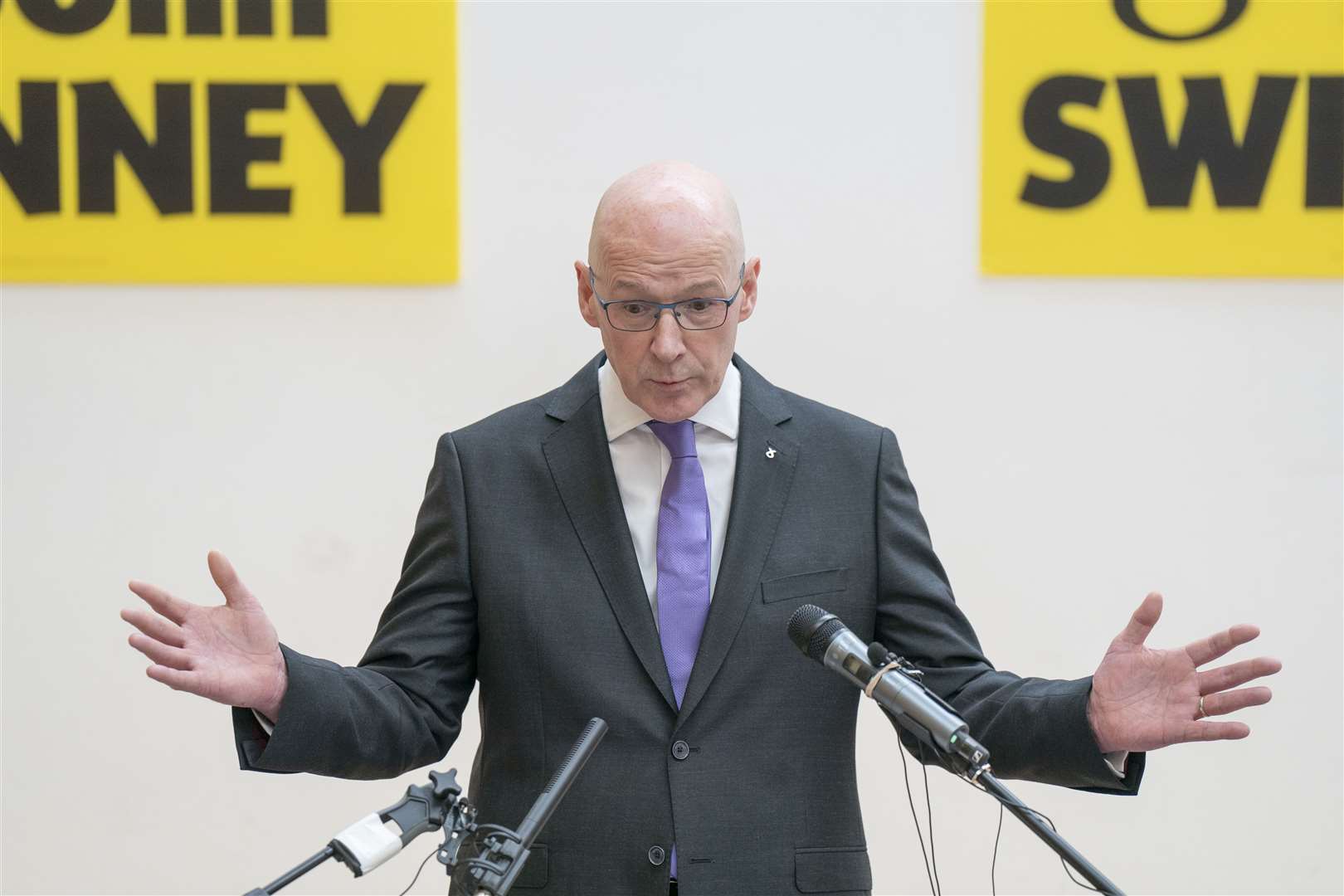 John Swinney is now expected to become Scotland’s next first minister, after becoming leader of the SNP unopposed on Monday (Jane Barlow/PA)