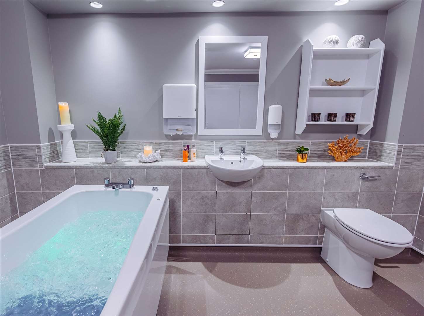 Spa bathrooms have been installed at the care home.