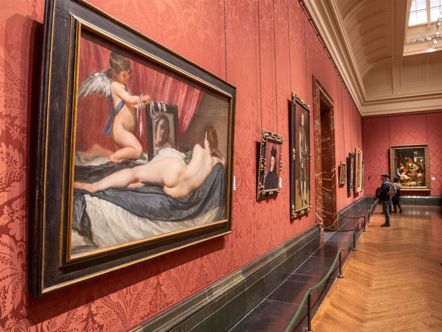 The Rokeby Venus painting in the National Gallery was targeted by Just Stop Oil protesters (Alamy/PA)