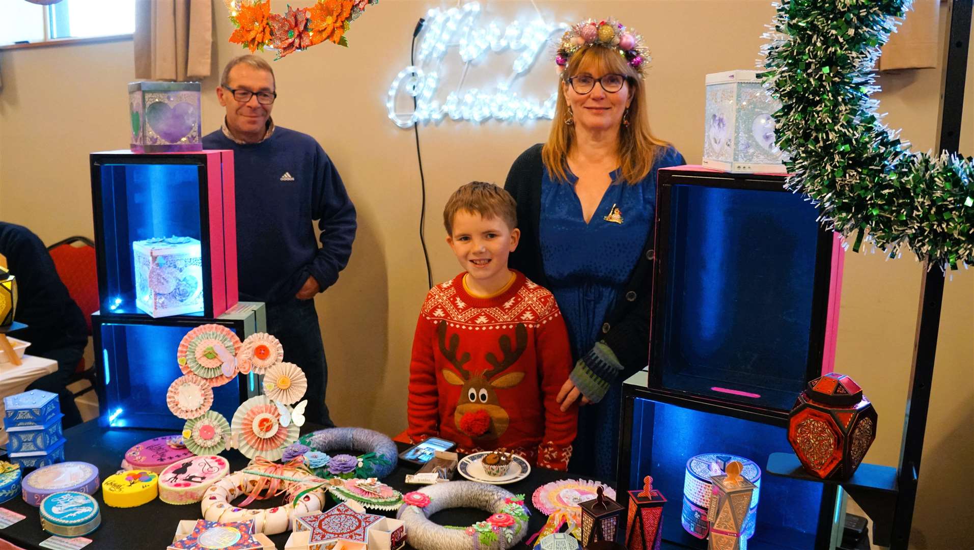 Karan Mackay had her Karans Krafts stall with many bespoke gifts at the event. Picture: DGS