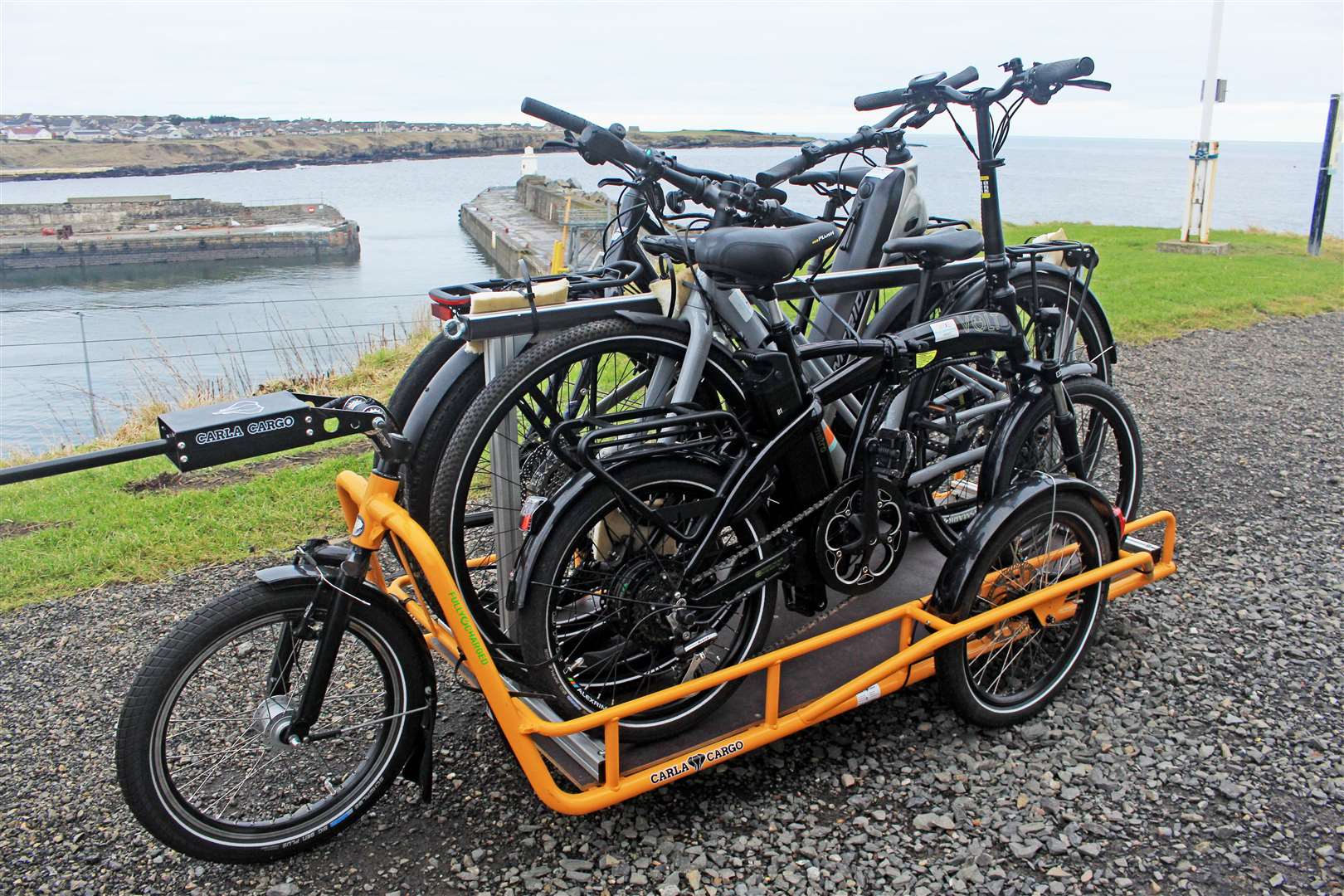 The Carla cargo trailer was acquired as part of Cycling UK's Rural Connections initiative.