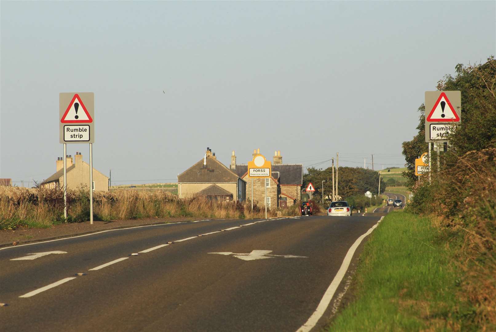 Road safety concerns have been raised over the Forss straight, including speeding motorists. Picture: Alan Hendry