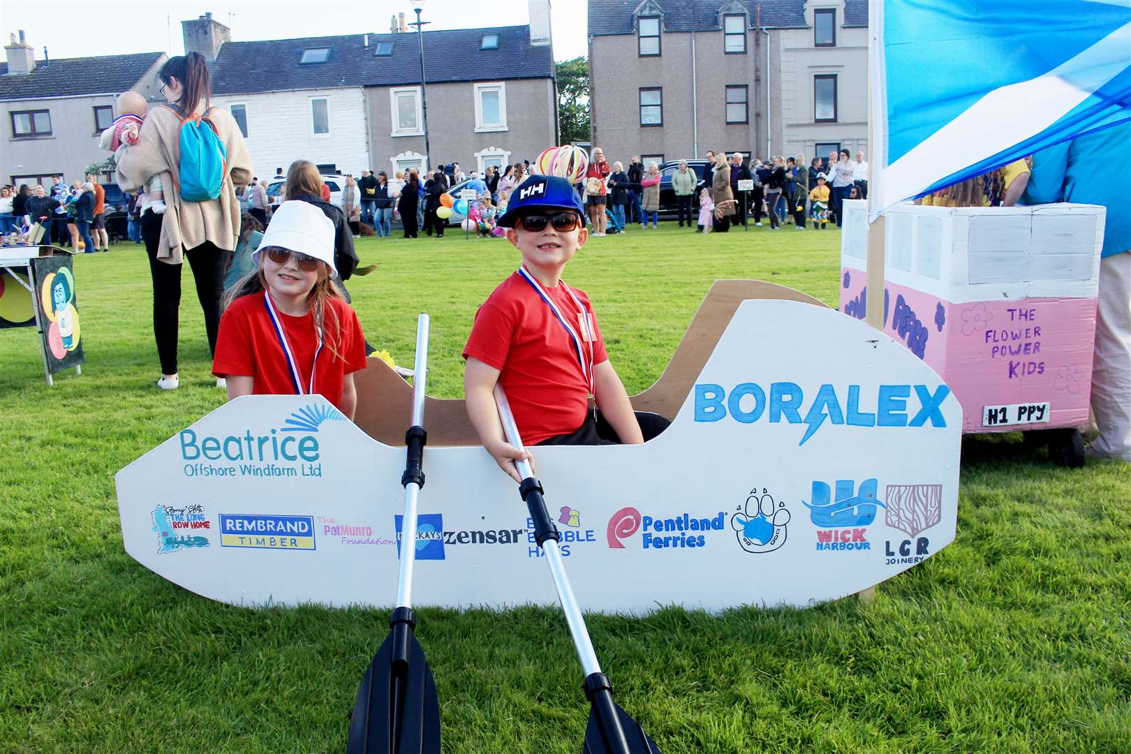 Kara and Tommy Harrold were inspired by round-Britain rowers Mhairi Ross and Allan Lipp. Picture: Alan Hendry