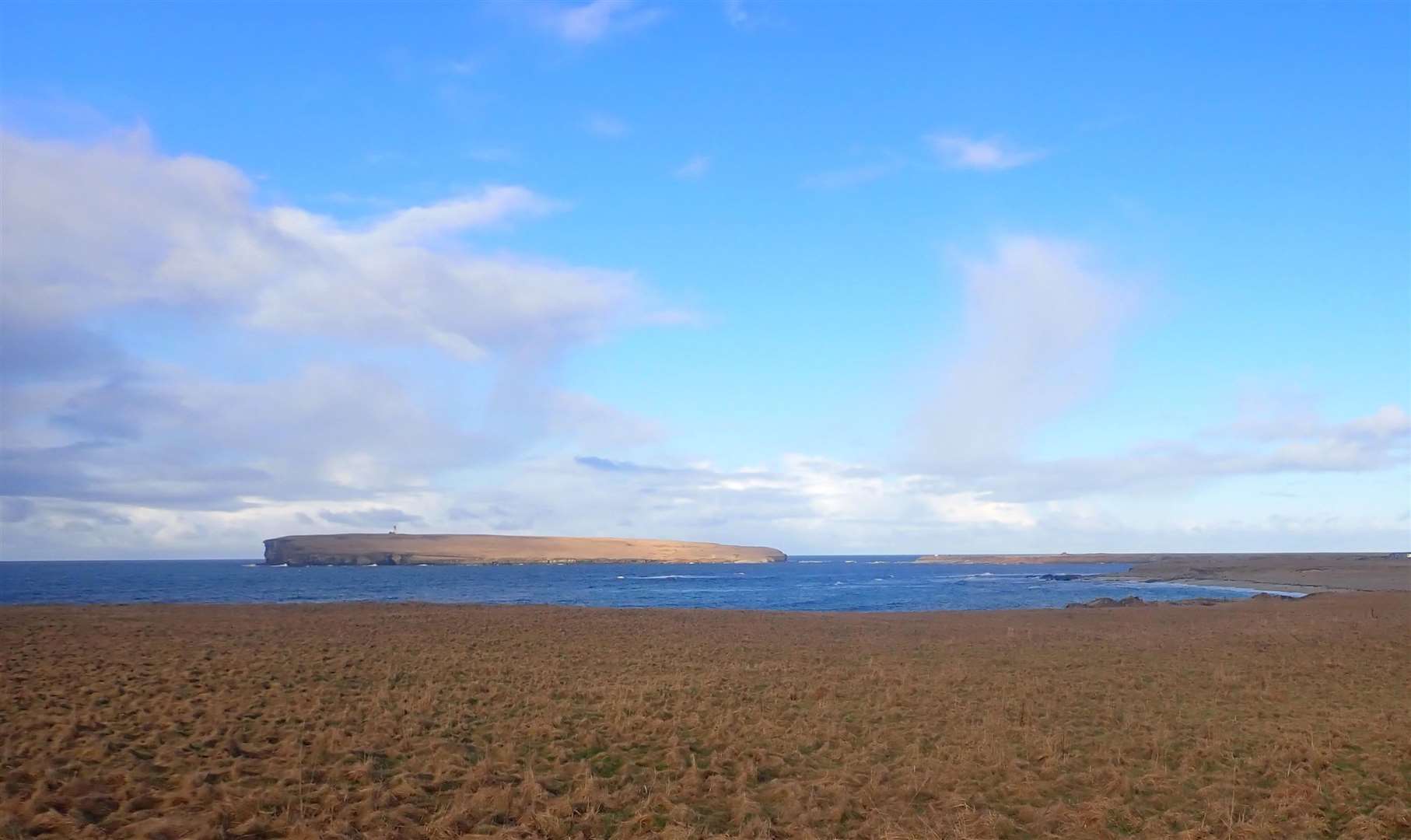 Looking to the Brough of Birsay.