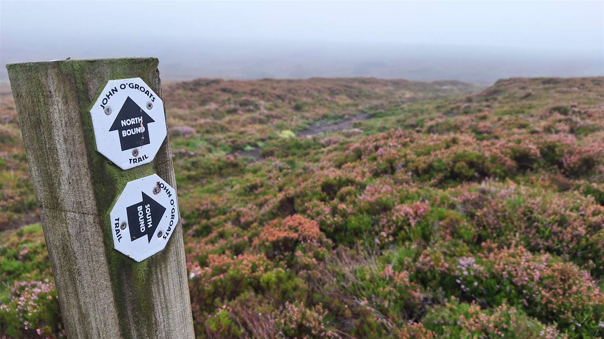 The old Caithness road is now part of the John O’Groats Trail.