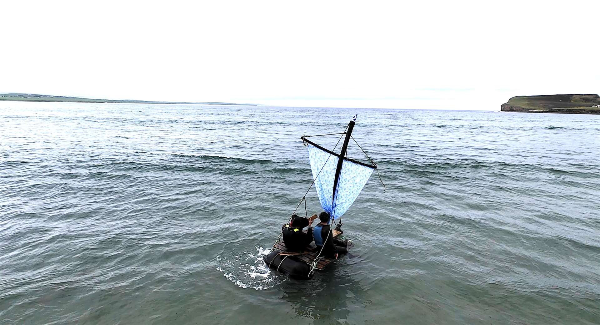 The raft started out well and all seemed fine to begin with. Picture: ECHT