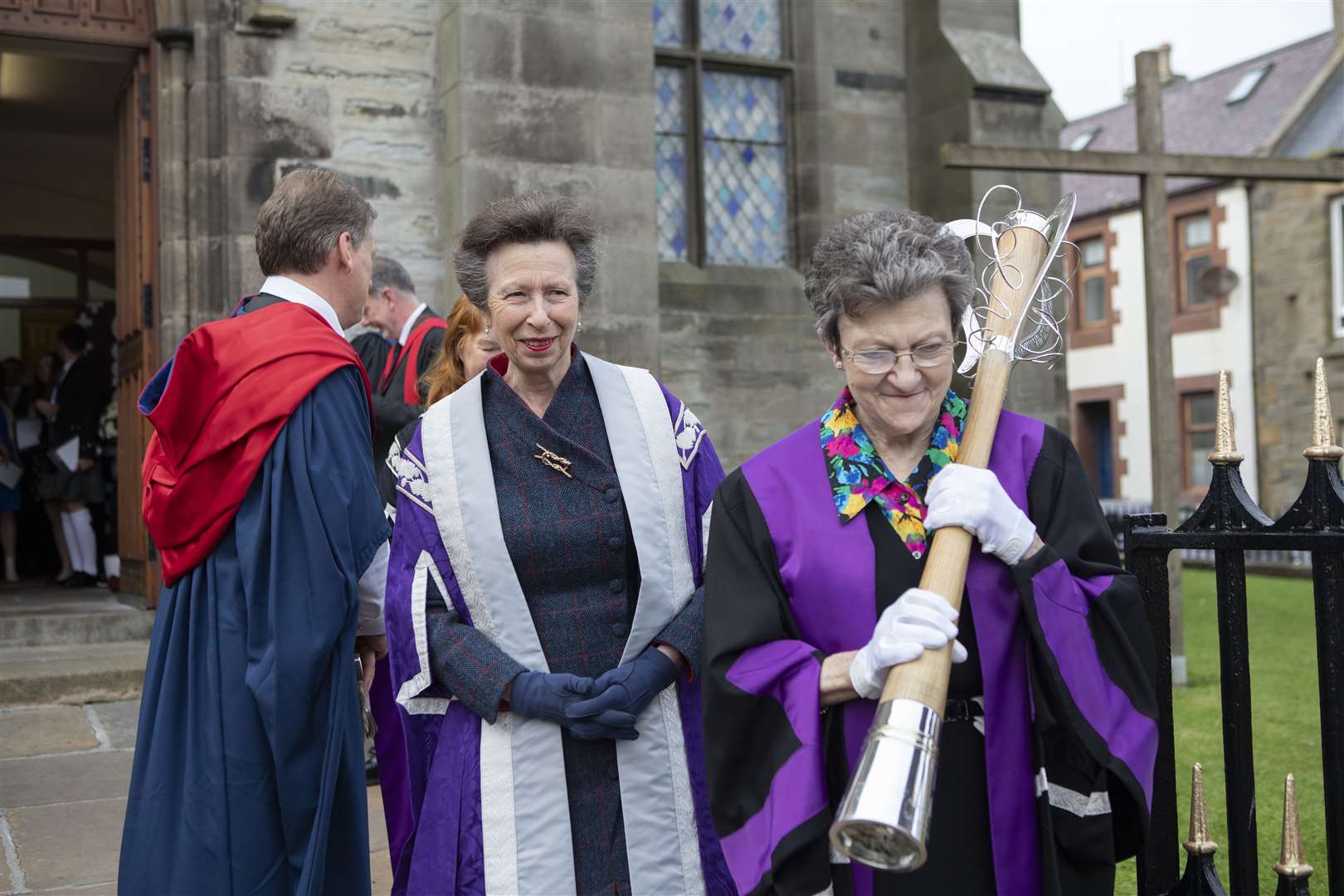 Princess Anne and Heather MacLean.