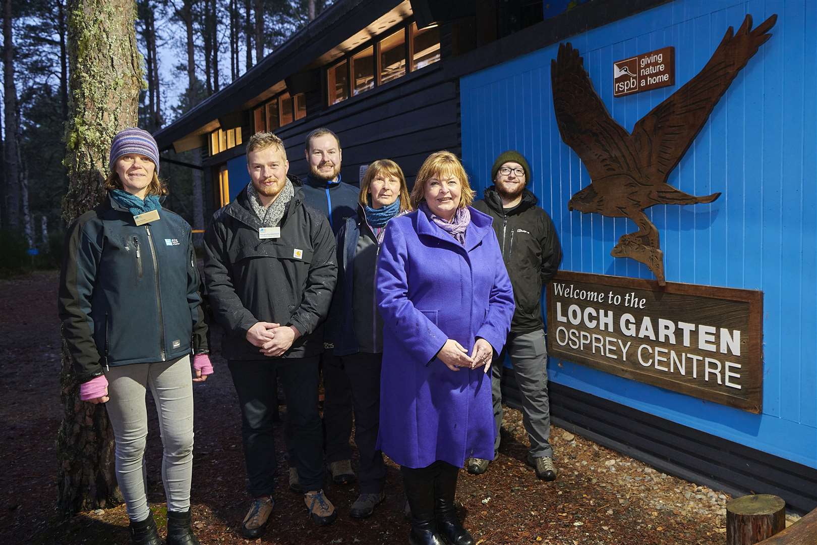 Scotland's tourism and culture secretary Fiona Hyslop at the Loch Garten nature reserve where she announced support for nine projects under the Natural Cultural and Heritage Fund. Picture: Ewen Weatherspoon / SNH