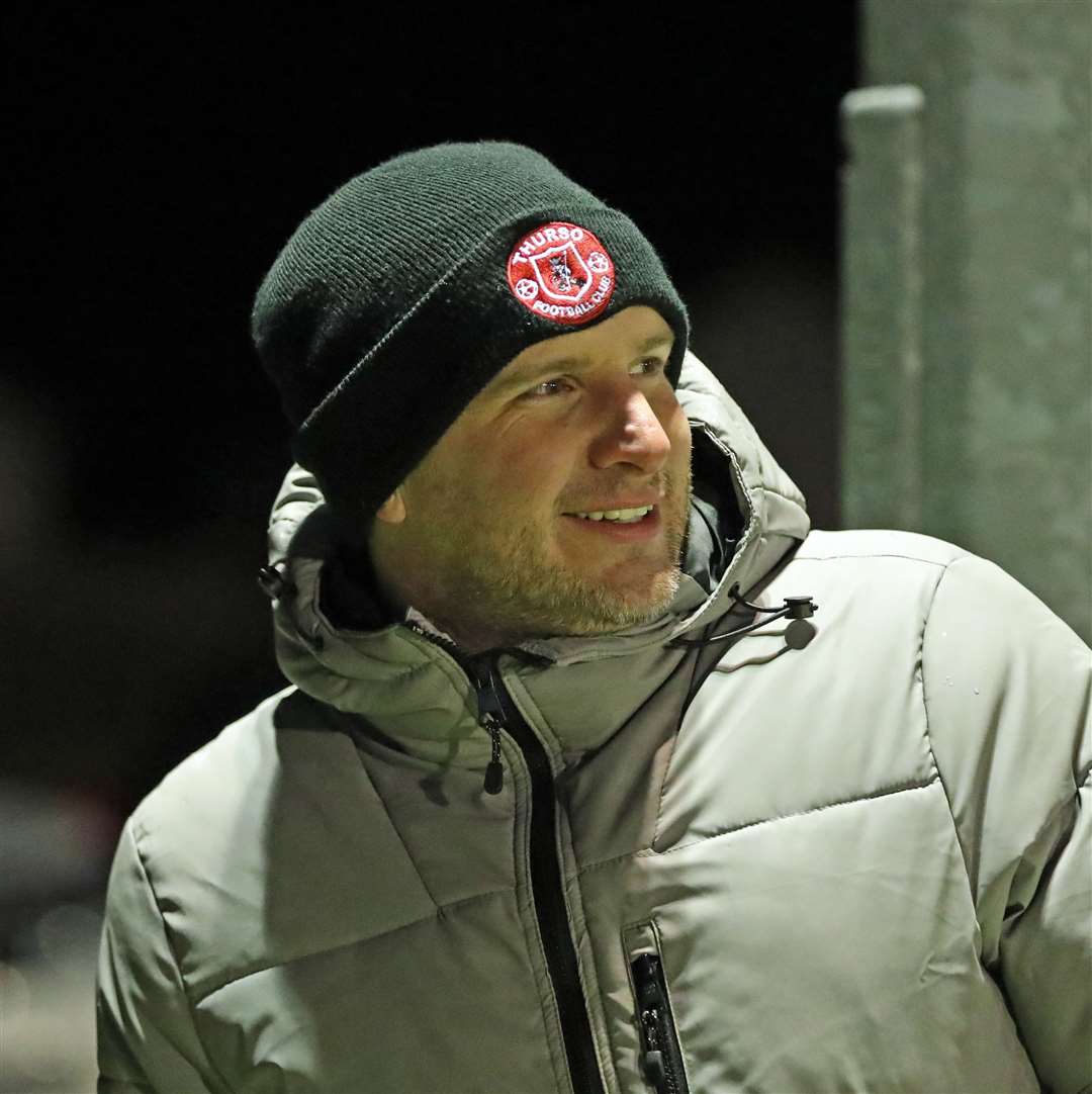 Manager Michael Bremner will have a stronger squad at his disposal than when Thurso were beaten 7-2 by Golspie at King George V Park in December. Picture: James Gunn