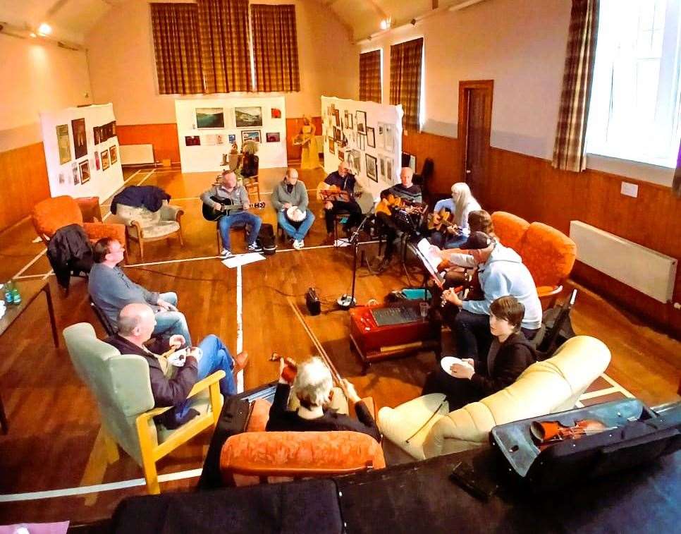 E'shed on Dram and Jam Tour at the Industrial Caithness exhibition. Picture: Dan Ross