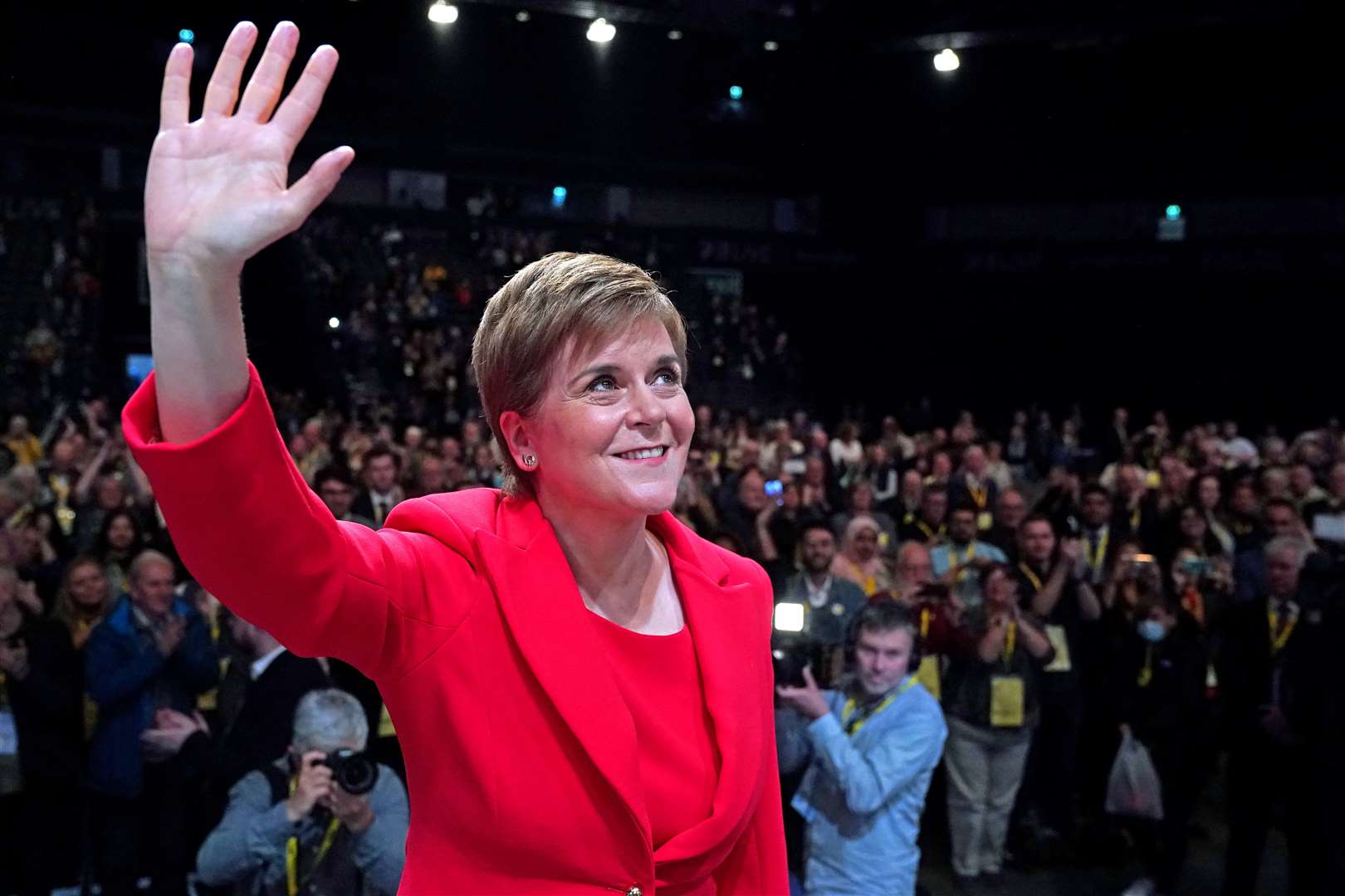 Nicola Sturgeon resigned before a special conference could be held (Andrew Milligan/PA)