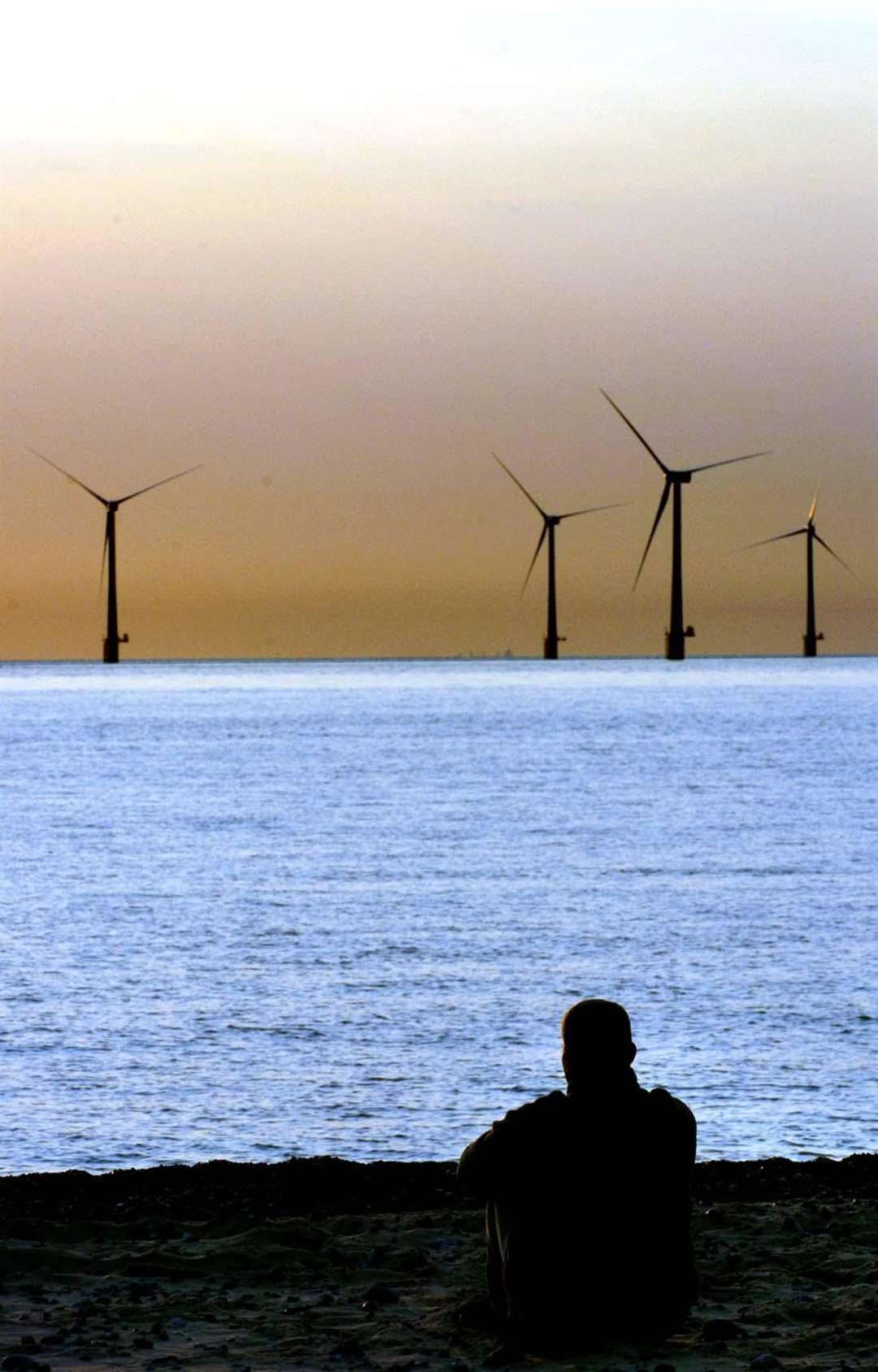 Off-shore wind turbines (Chris Radburn/PA)
