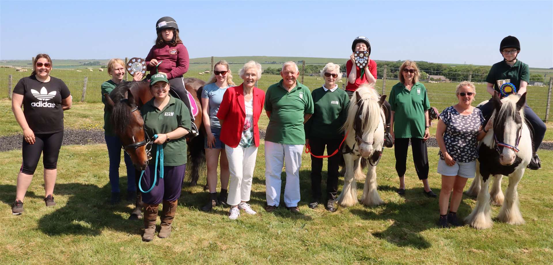 Ride three participants enjoying the glorious conditions at Caithness RDA's summer show. Picture: Neil Buchan