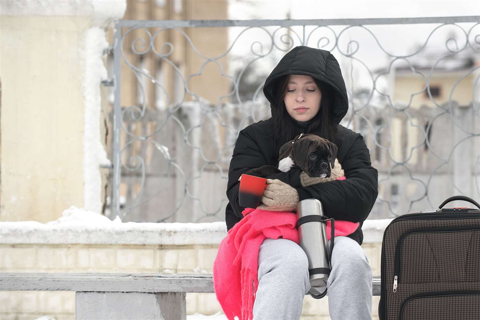 Ukrainian citizens fleeing the war are often seen on news broadcasts with their pets. The question is, can they find refuge with their beloved animals?