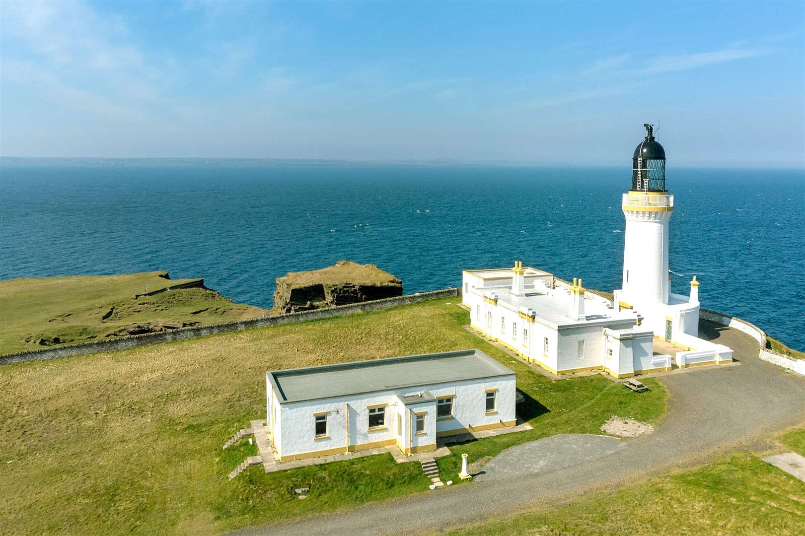 The Noss Head lighthouse provides a scenic escape for holidaymakers.