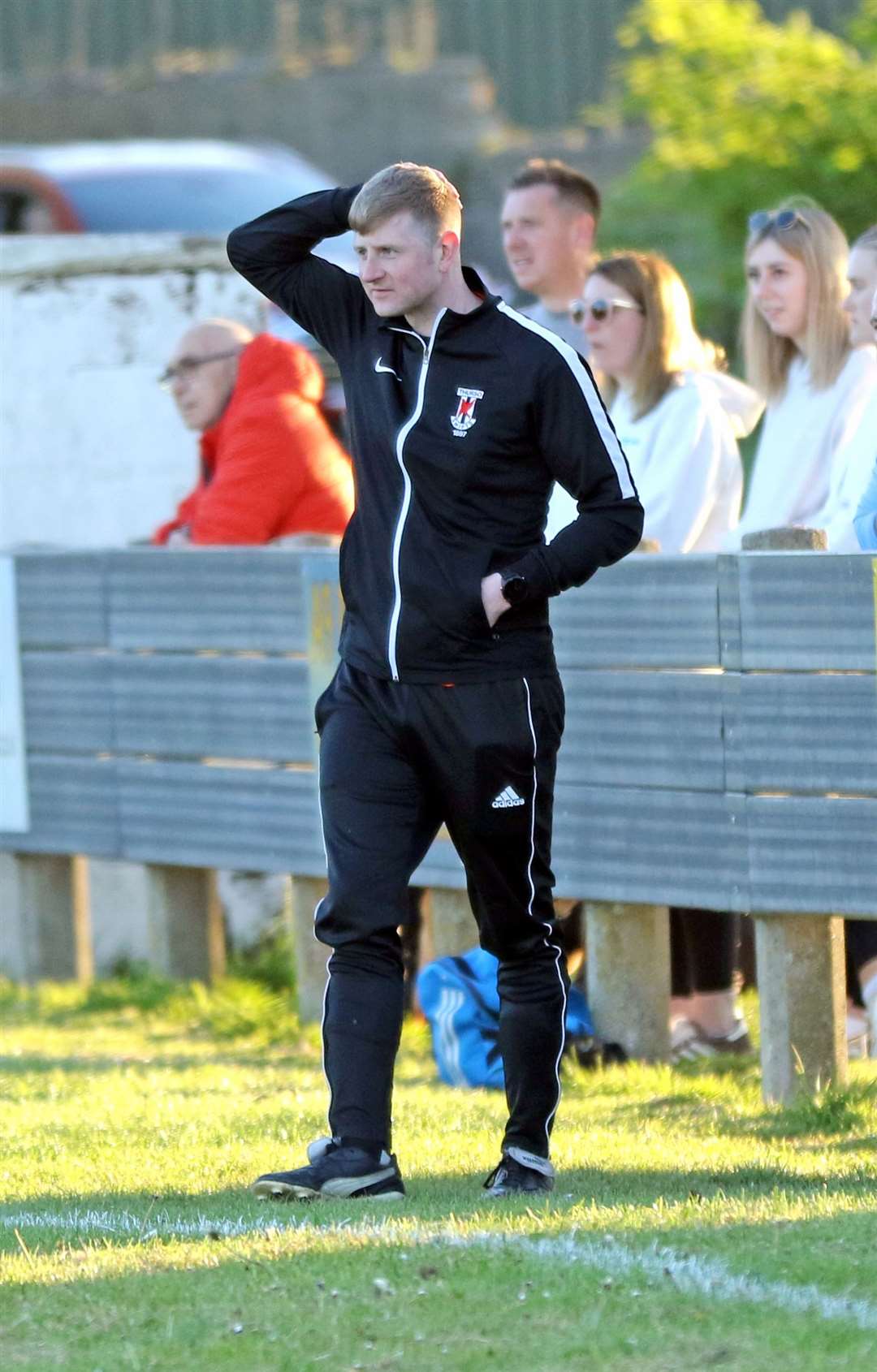 Manager Asa Sinclair has guided Swifts to the last four of the Stannergill Cup. Picture: James Gunn