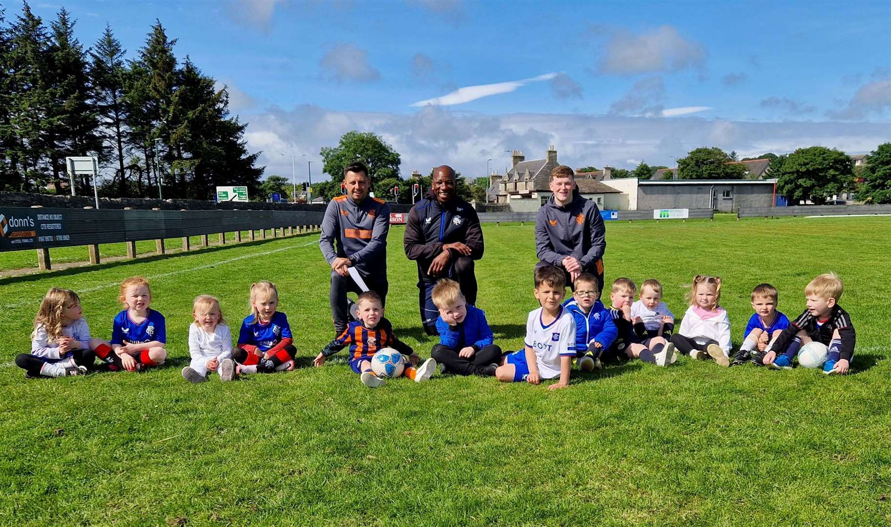 Children in the two to four age group at the Dammies.