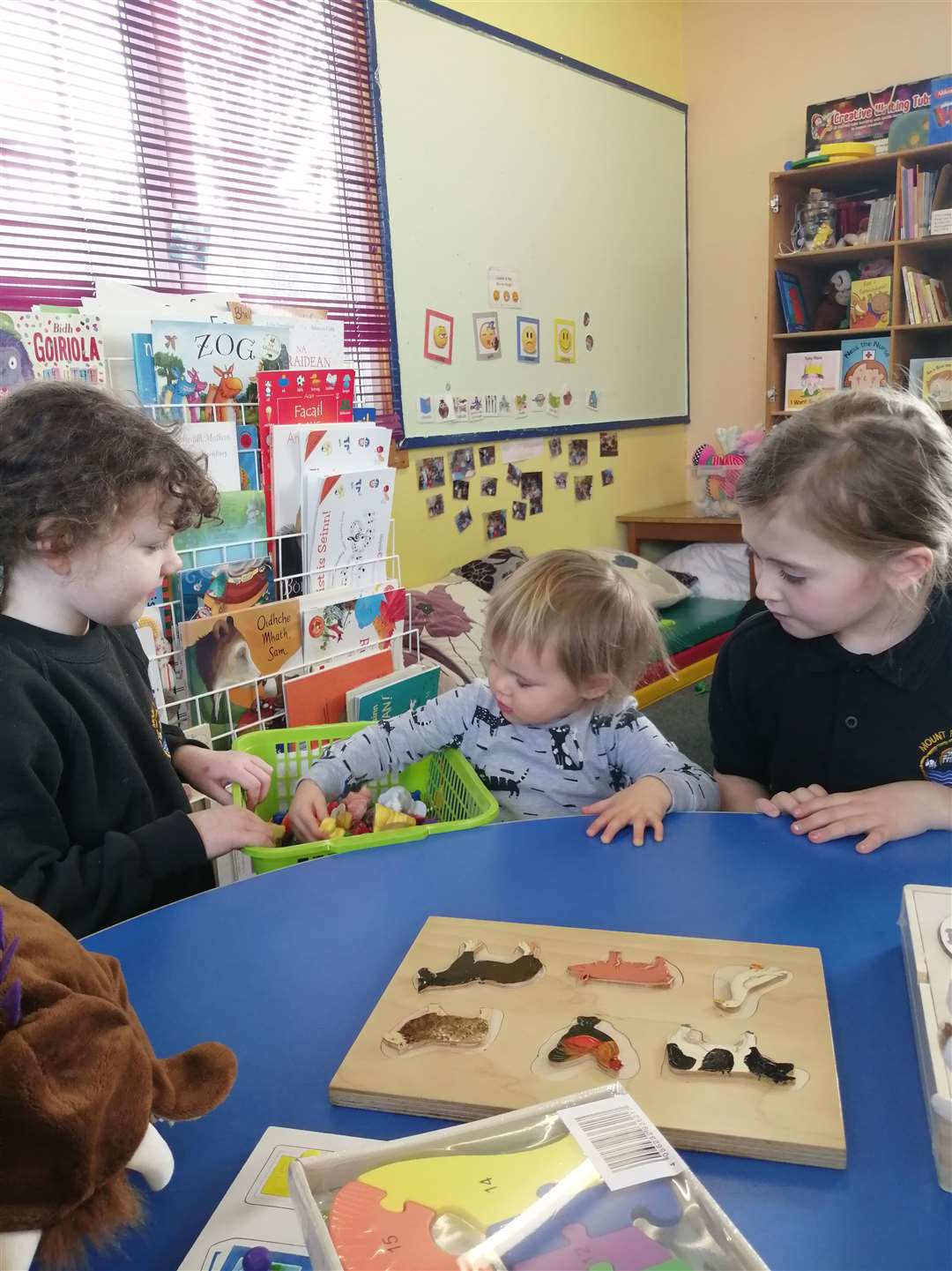 Youngsters enjoy the Gaelic medium open day at Thurso.