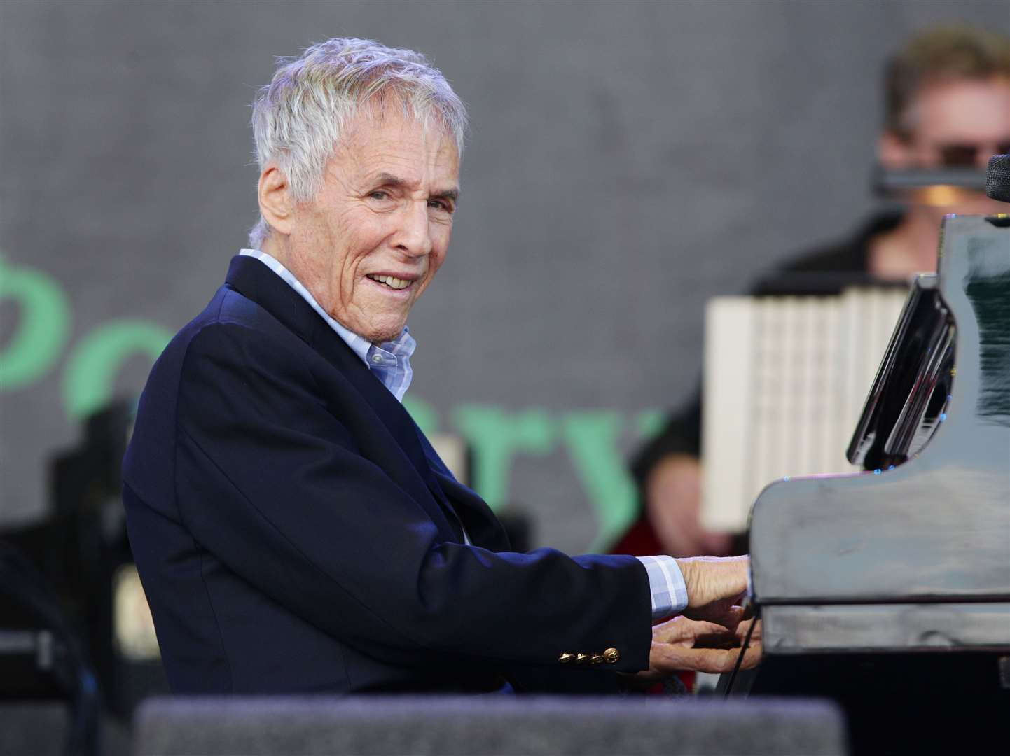 Burt Bacharach performing on The Pyramid Stage at the Glastonbury Festival, at Worthy Farm in Somerset in 2015 (Yui Mok/PA)