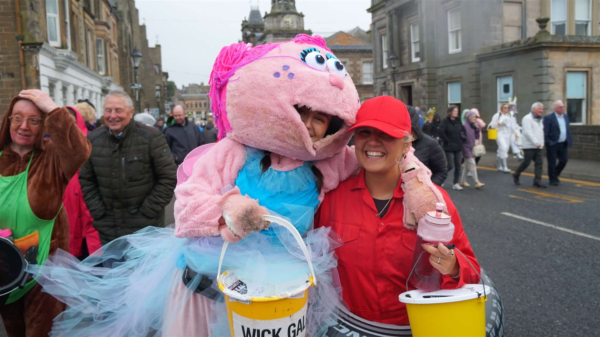 Procession of floats and fancy dress for Wick Gala Week 2022. Picture: DGS