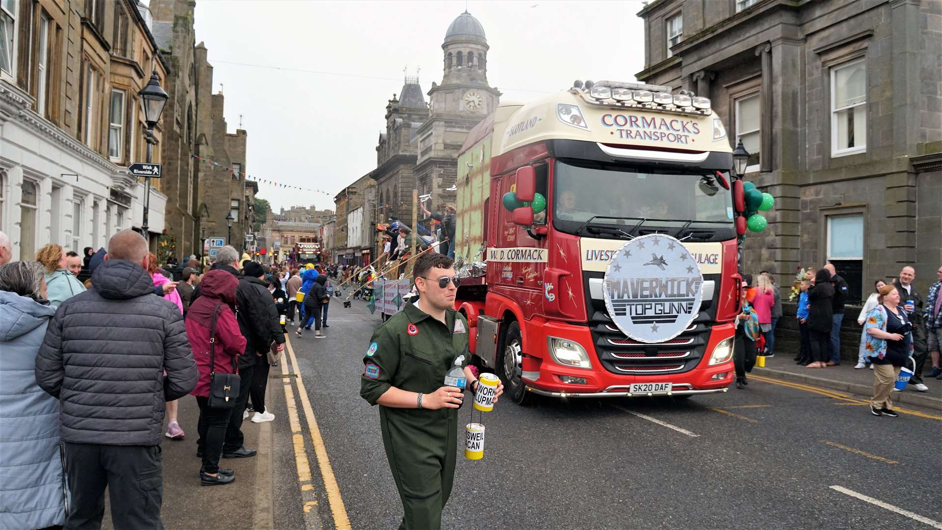 Procession of floats and fancy dress for Wick Gala Week 2022. Picture: DGS