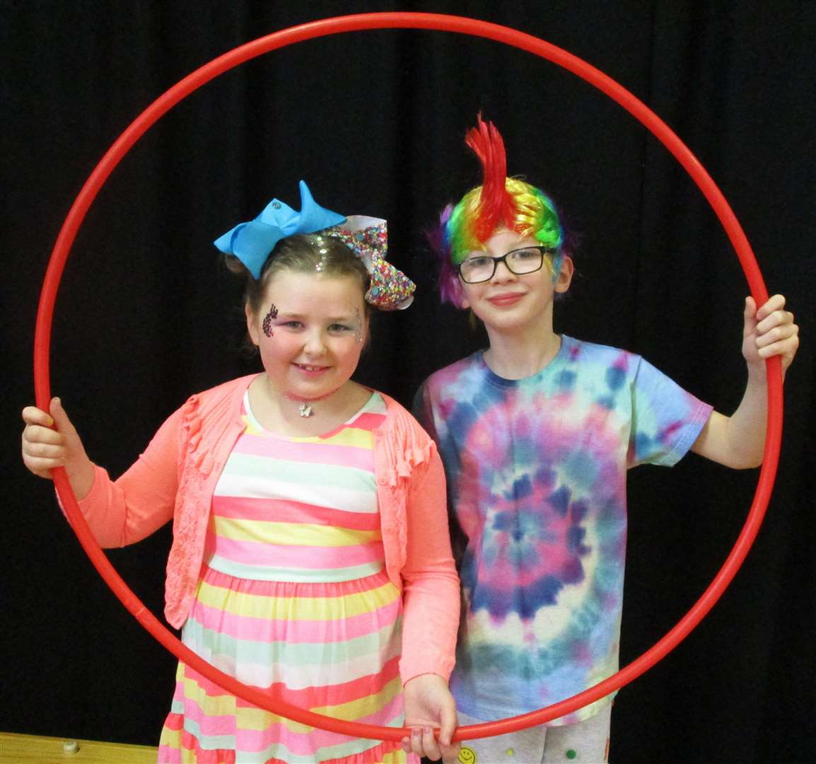 Hoop-hoop hooray for Comic Relief’s Red Nose Day fundraising effort at Miller Academy in Thurso.
