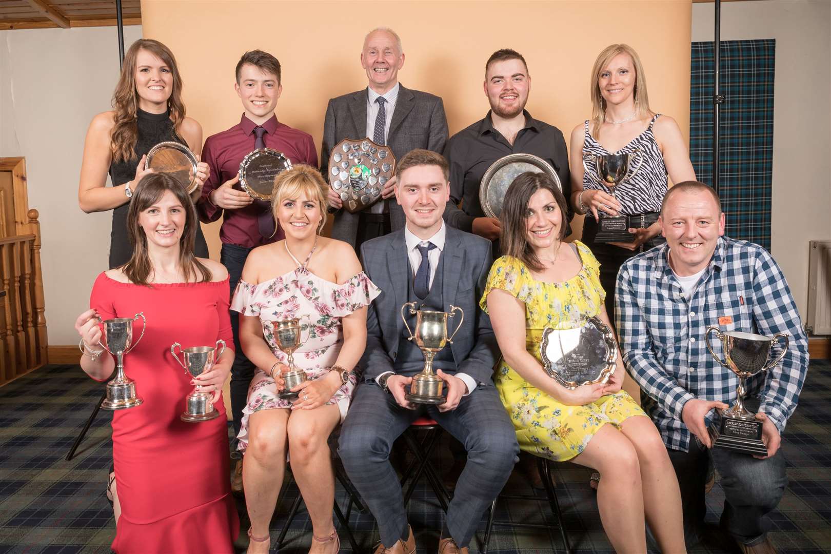 Trophy winners at Caithness Badminton Association's annual dinner dance held in the Portland Hotel. Picture: Duncan McLachlan