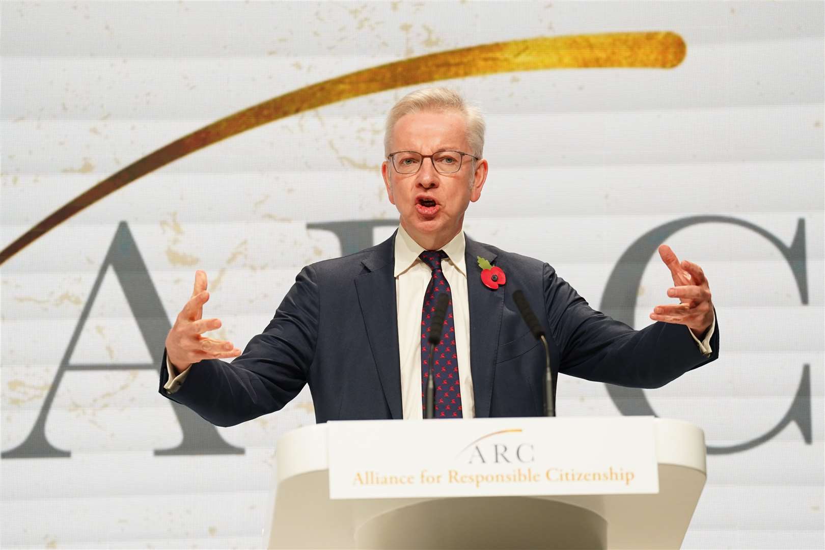 Michael Gove made his comments at a conference organised by the Alliance for Responsible Citizenship (Stefan Rousseau/PA)