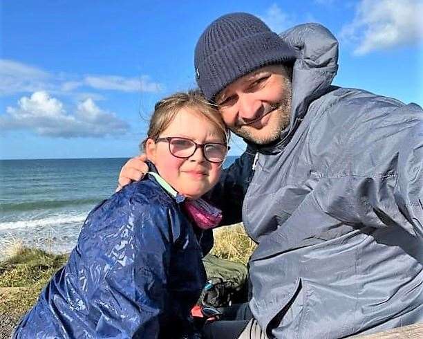 Ian Alderman and his daughter Eve both have autism and wish to raise awareness of the condition and also funds.