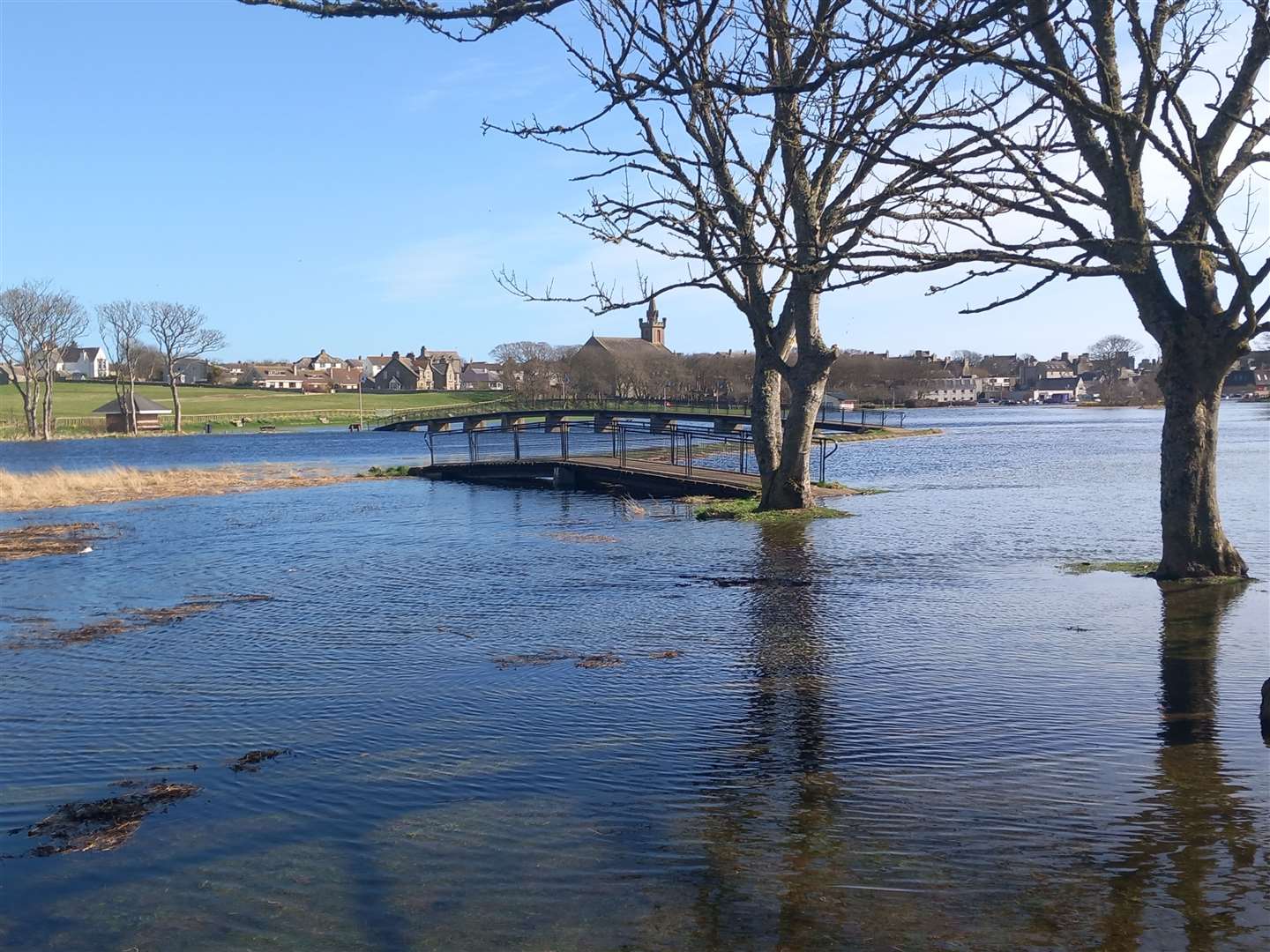 YOUR CAITHNESS: A Bridge Too Far - Wick's Coghill Bridge pictured after recent rainfall by Derek Bremner.