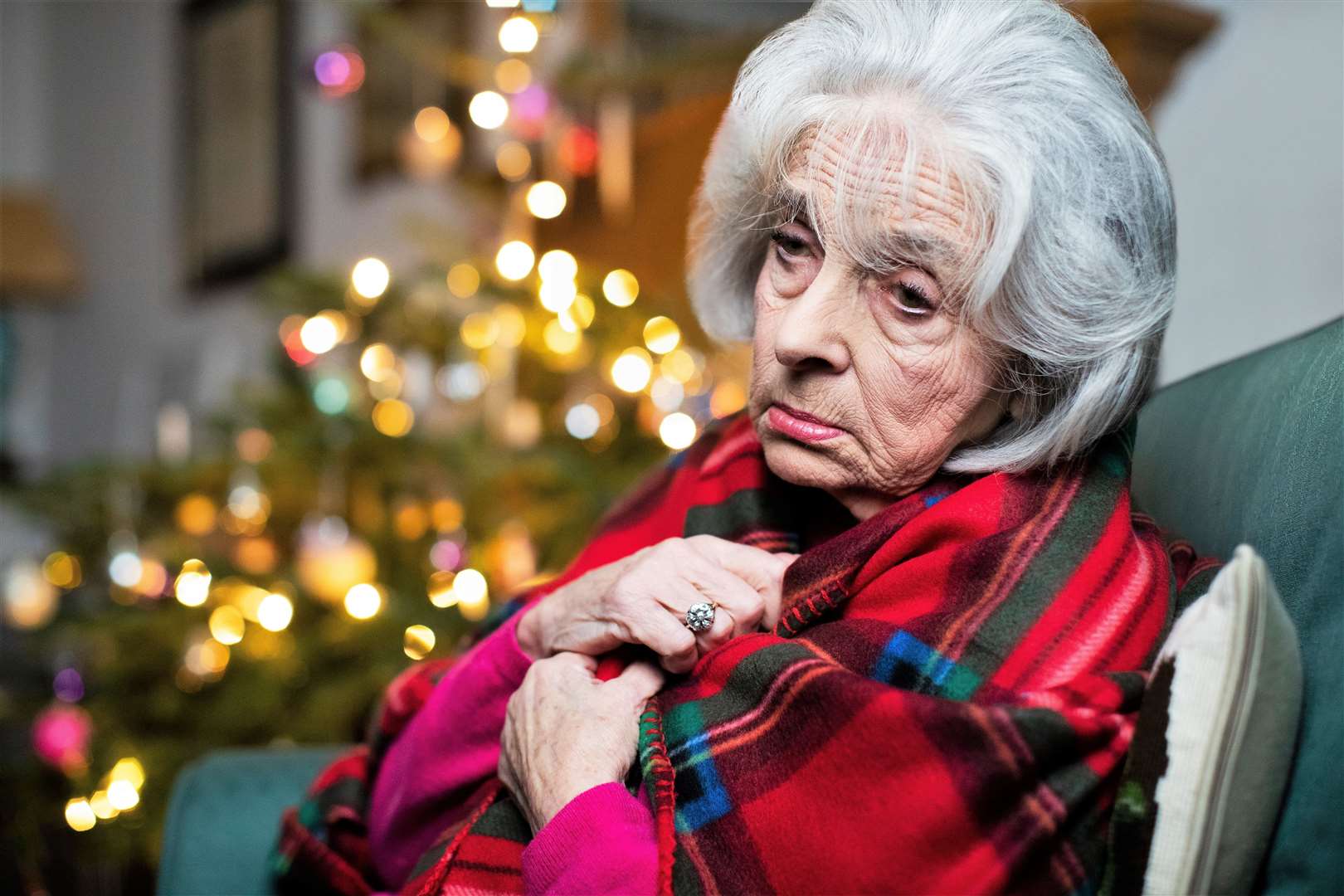 Many elderly people can feel isolated and lonely at this time of year.