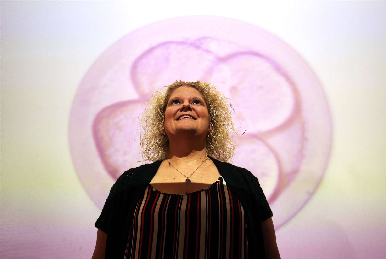 Louise Brown, the world’s first test tube baby (Jonathan Brady/PA)
