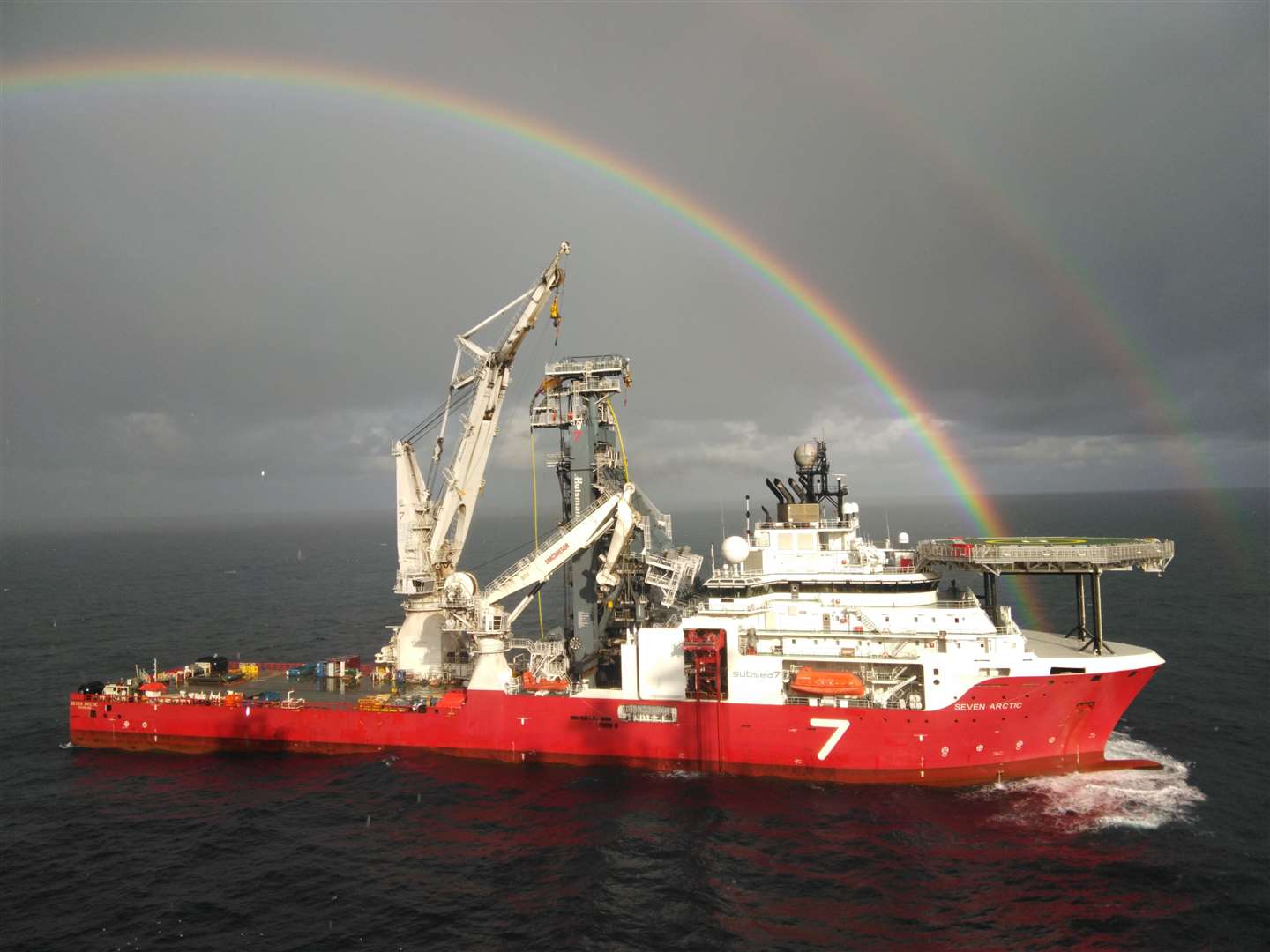 Subsea 7's heavy construction/flex-lay vessel Seven Arctic.