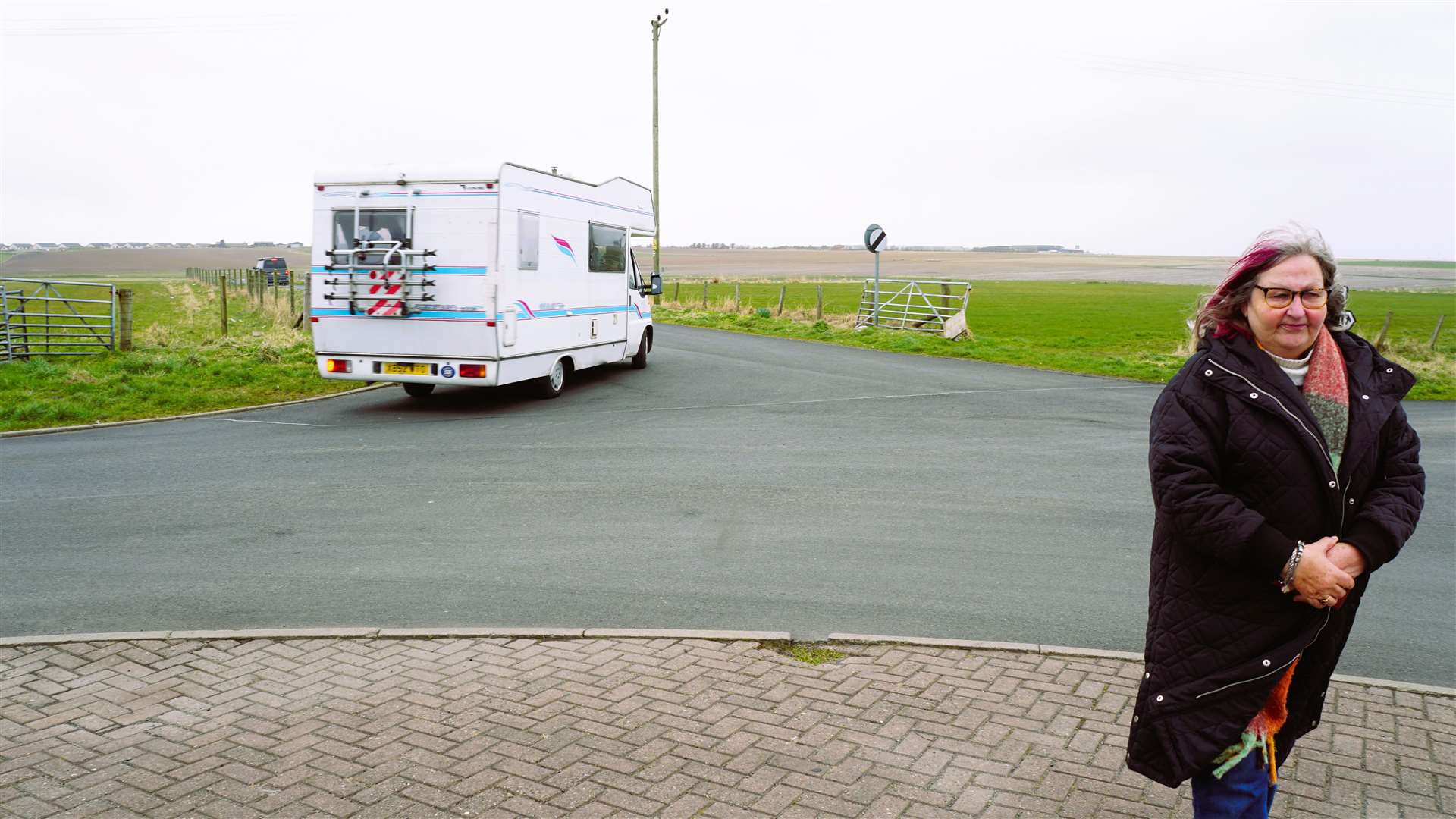 A number of campervans were seen going through Staxigoe on the way to the nearby tourist destination of Noss Head and Sinclair-Girnigoe Castle. This one did indicate it was turning left but many others failed. Picture: DGS