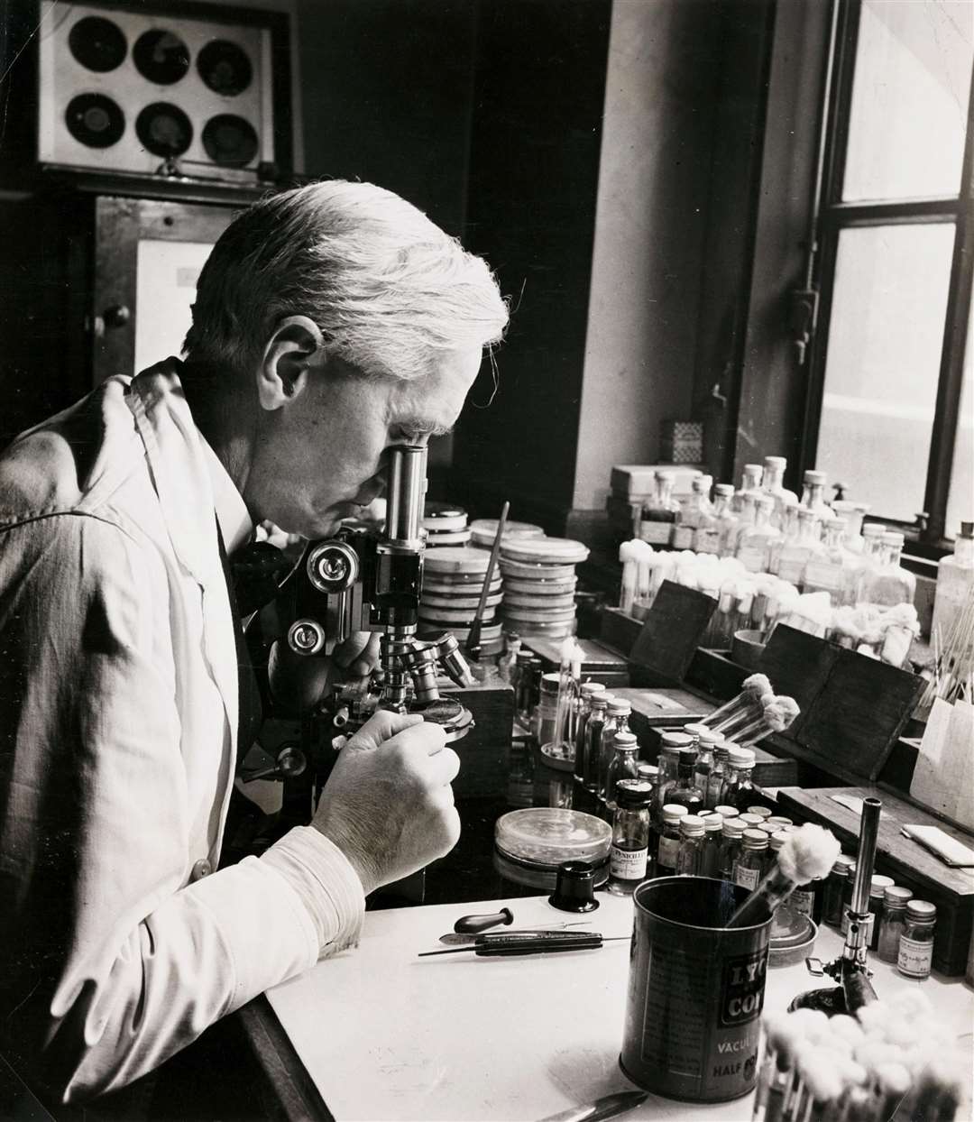 Sir Alexander Fleming discovered penicillin (Science & Society Picture Library)